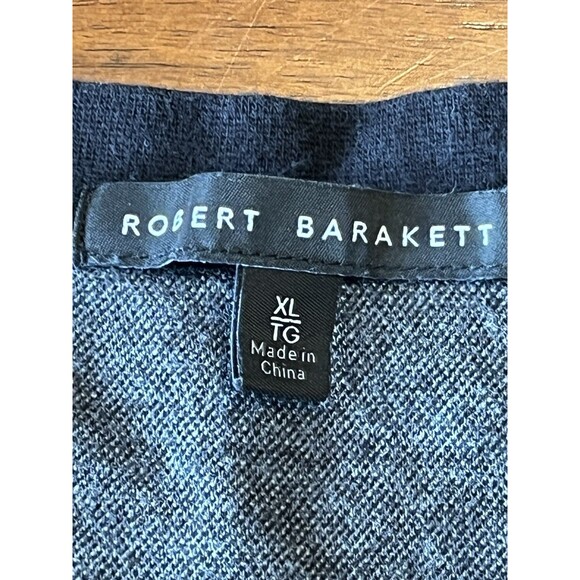 ROBERT BARAKETT MENS CHARLIE LS CREW NECK SWEATER PULLOVER DARK GRAY XL - Picture 9 of 11